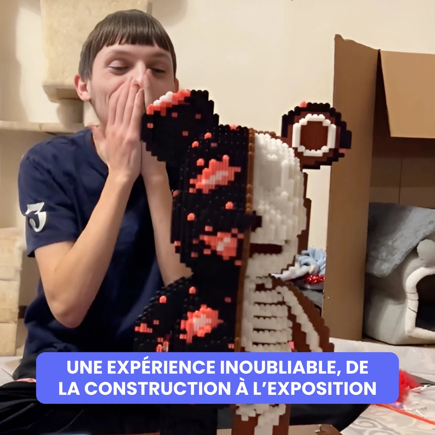 UNYQ™ Bear Géant en Briques à Assembler (5000+ pièces)