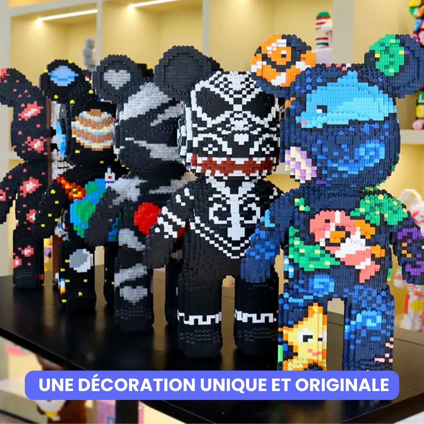 UNYQ™ Bear Géant en Briques à Assembler (5000+ pièces)