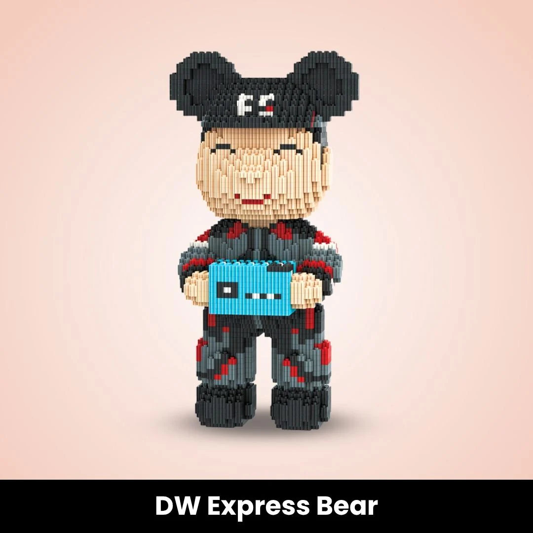 UNYQ™ Bear Mini en Briques à Assembler (3000+ pièces)