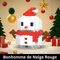 Bonhomme de Neige Rouge